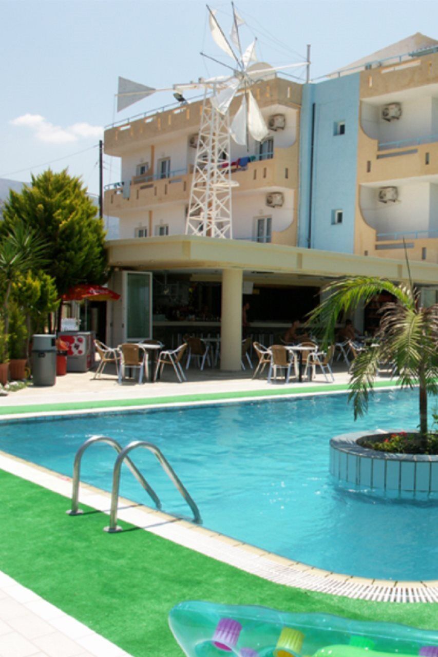 Nikos Hotel Malia Exterior foto